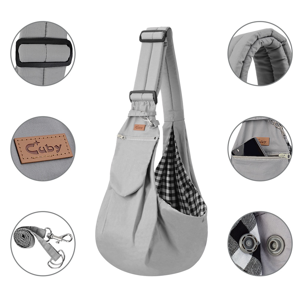 CUBY-New-Pet-Carrier-Hand-Free-Sling-Padded-Strap-Tote-Bag-Breathable-Portable-Dog-bags-adjustable-2